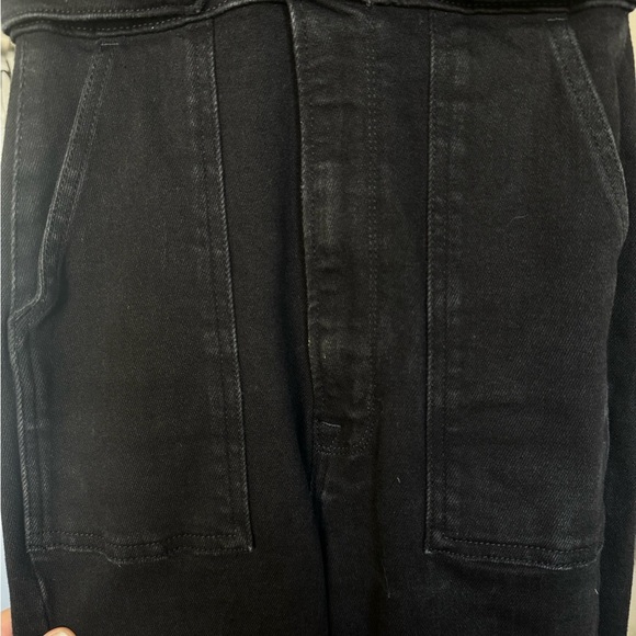 Good American Fit For Success denim jumpsuit in black - Picture 12 of 15